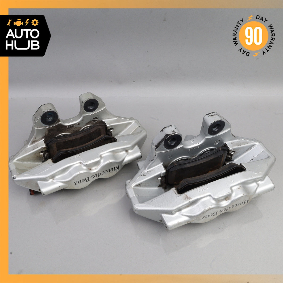 03-06 Mercedes W215 CL600 CL55 AMG Rear Left & Right Brake Calipers Set OEM - photo 6