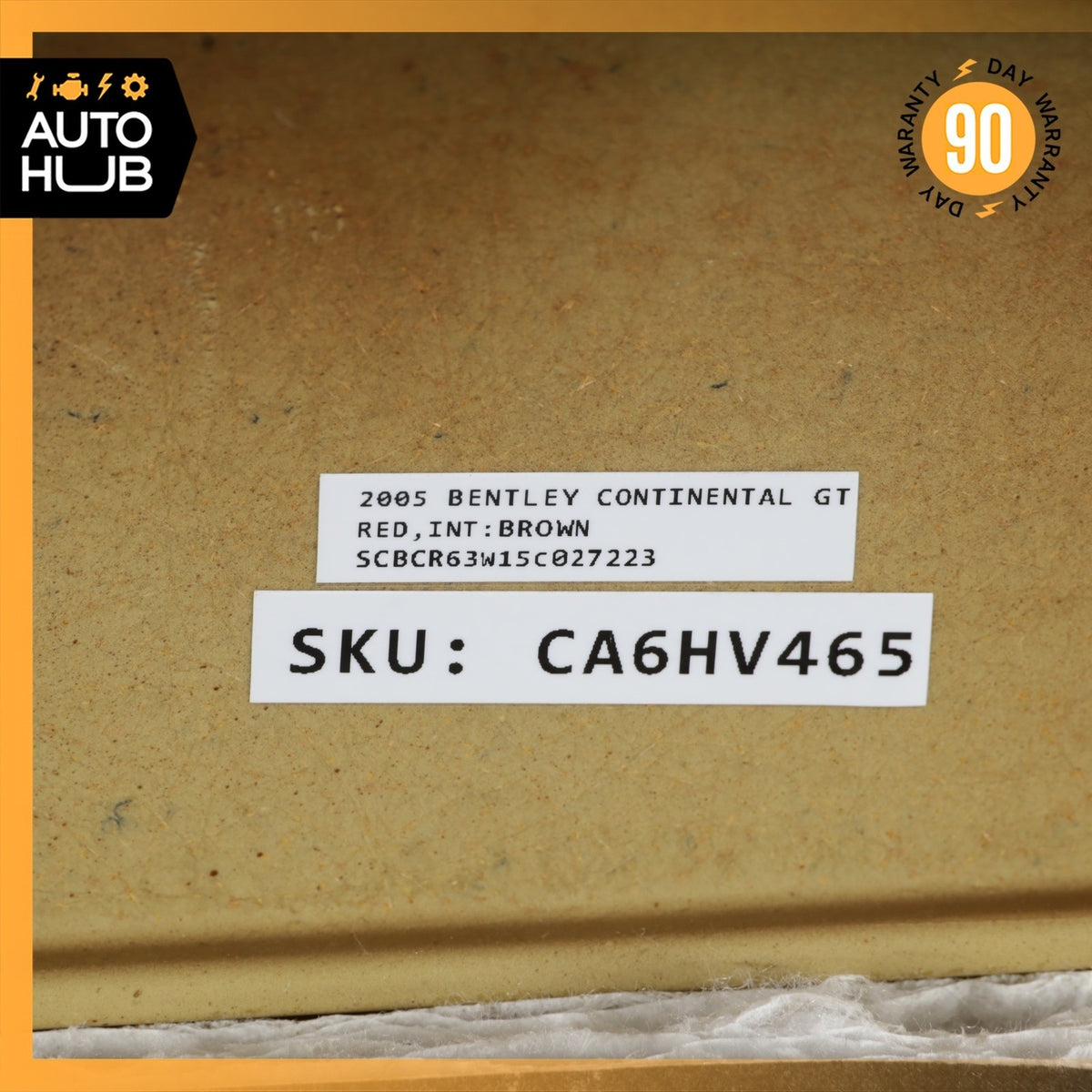 03-10 Bentley Continental GT Coupe Rear Under Window Panel Cover Brown OEM 87k - photo 17