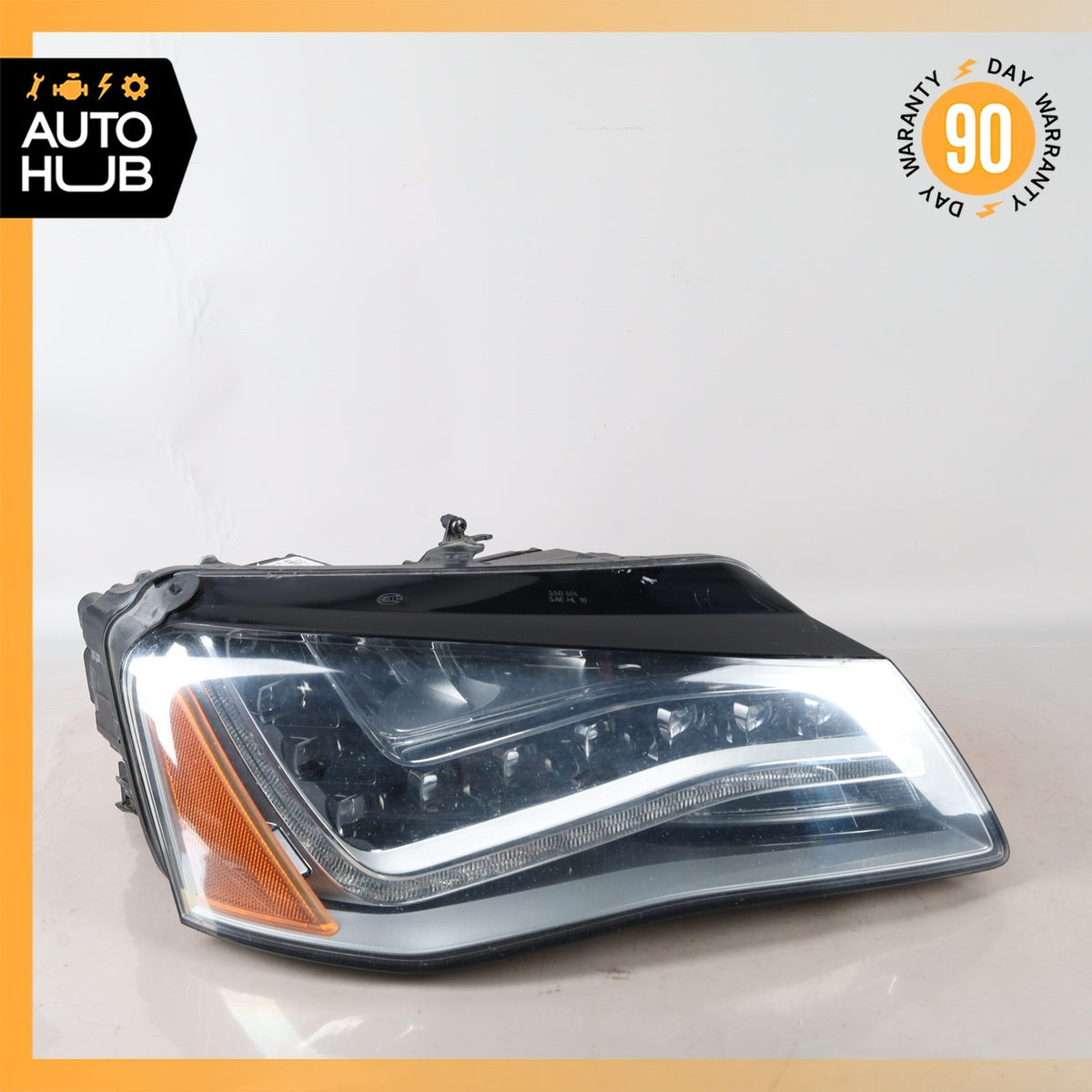 11-14 Audi D4 A8 S8 A8L Right Side LED Headlight Lamp 4H0941004L OEM - photo 2
