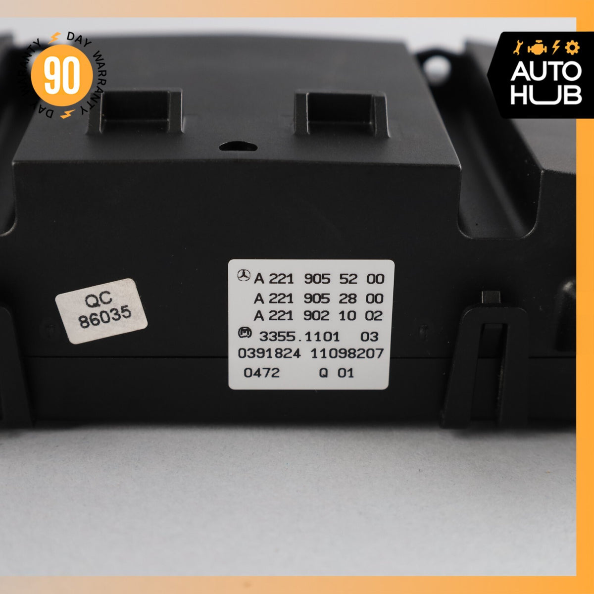 07-14 Mercedes W221 S400 S63 CL550 AC A/C Climate Control Switch Dual Zone OEM - photo 11