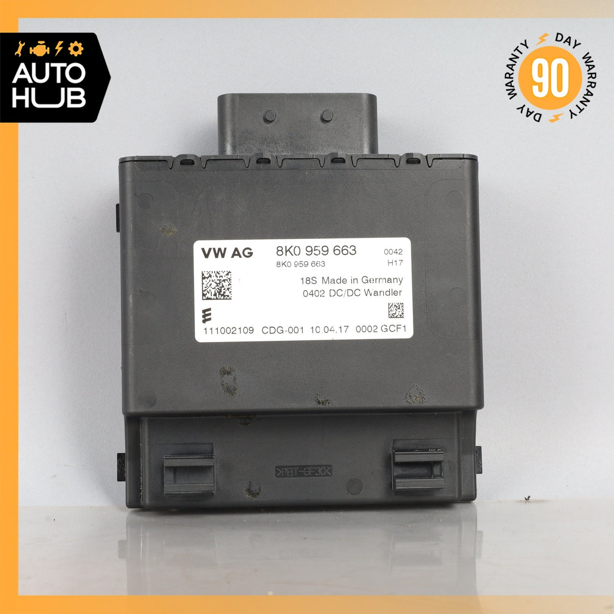 Porsche Macan 95B Voltage Stabilizer Control Module Unit ECU 8K0959663 OEM - photo 6