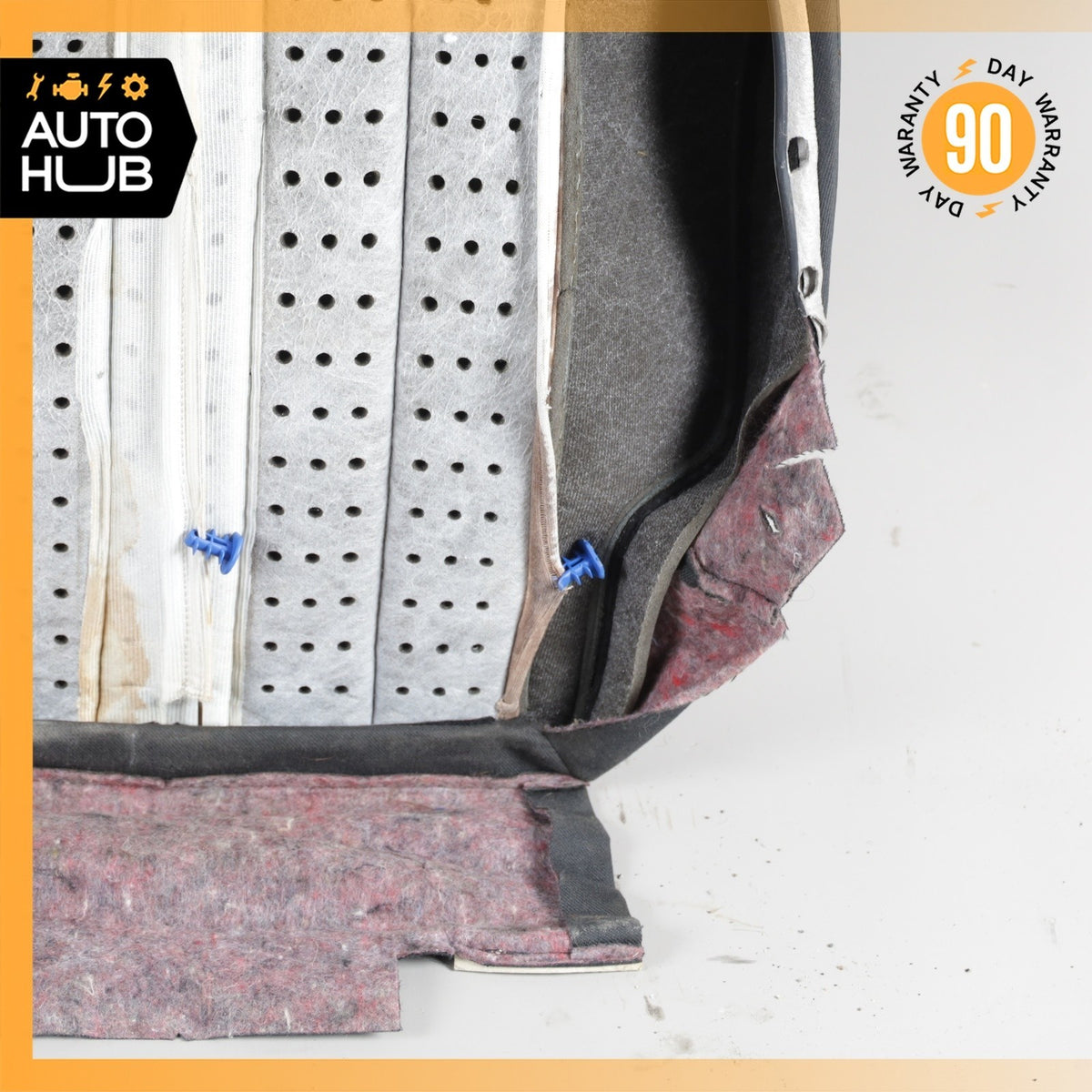 03-06 Mercedes W215 CL55 AMG Front Right Lower Bottom Seat Cushion Skin OEM - photo 9