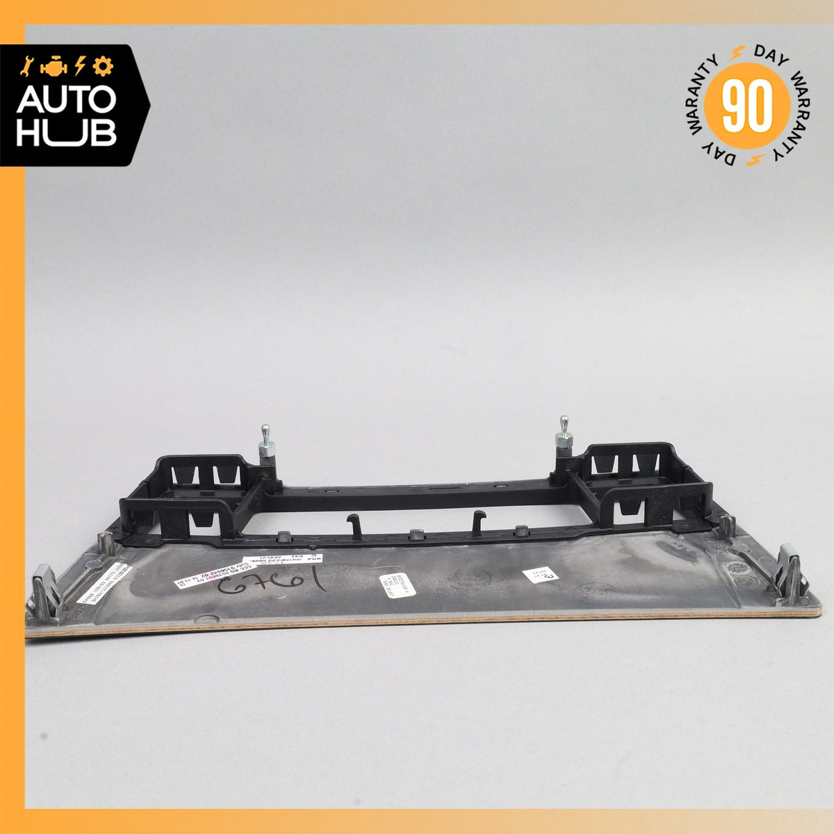 04-10 BMW E60 550i 528i 535i Dashboard Switch Cover Panel Trim Wood OEM - photo 10