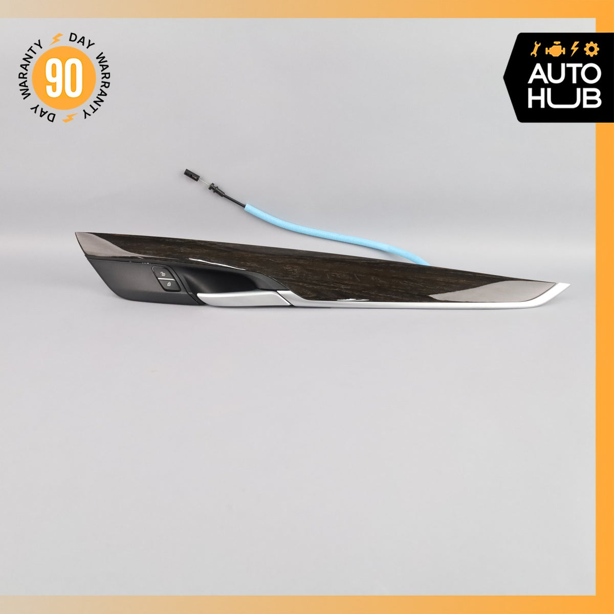 14-18 BMW F15 X5 Right Side Interior Door Handle w/ Trim OEM 86k - photo 3