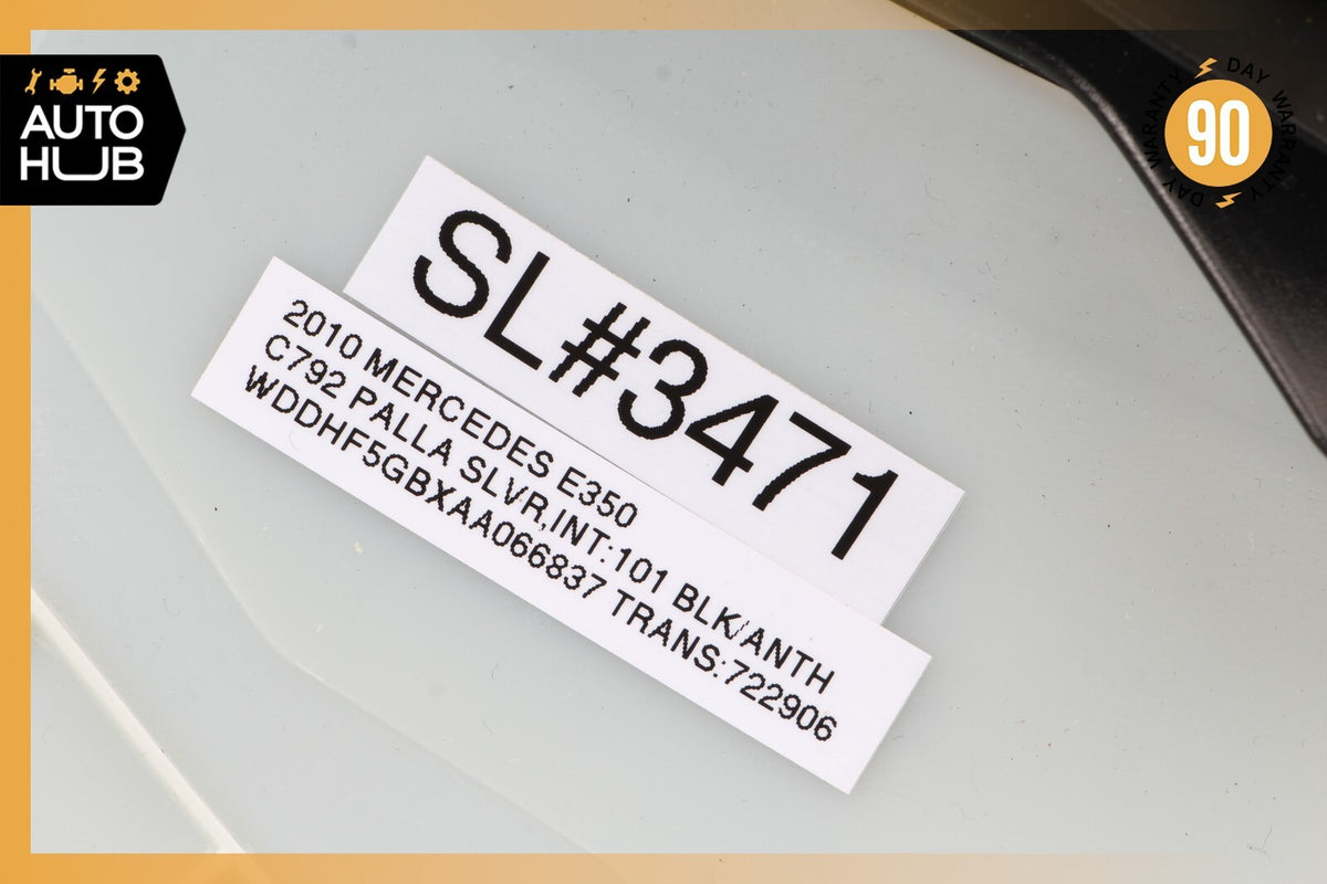 10-16 Mercedes W212 E350 E550 E250 C-Pillar Trim Rear Left Side Black OEM - photo 12