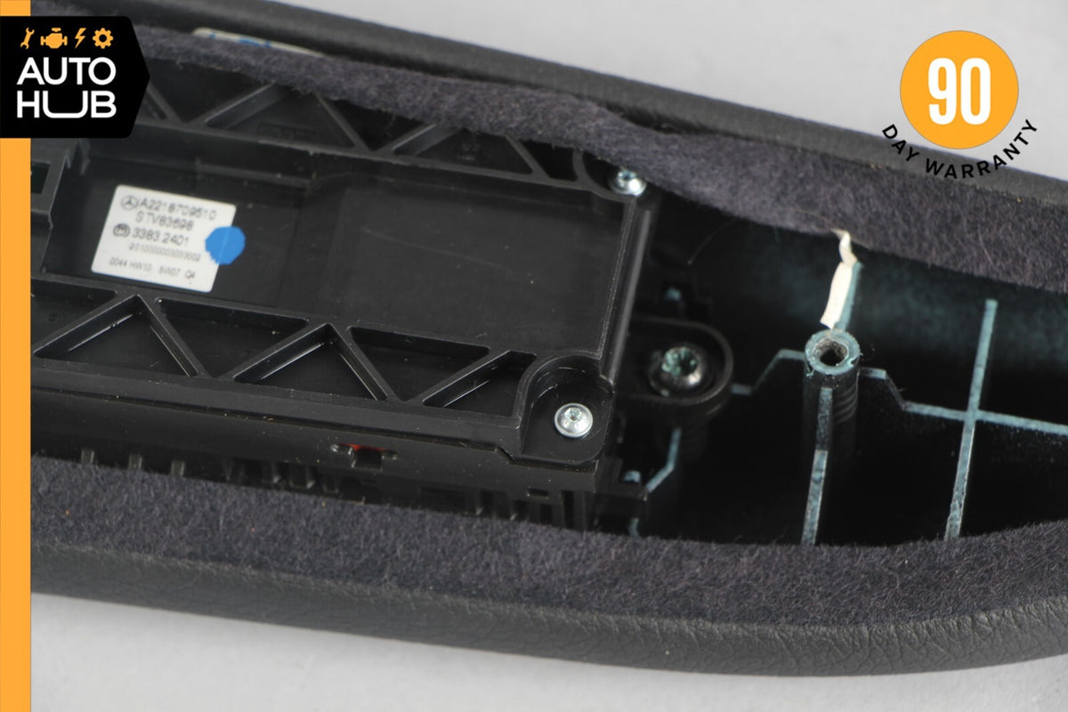 10-13 Mercedes W221 S400 S550 Rear Left Driver Window Control Switch Black OEM - photo 8