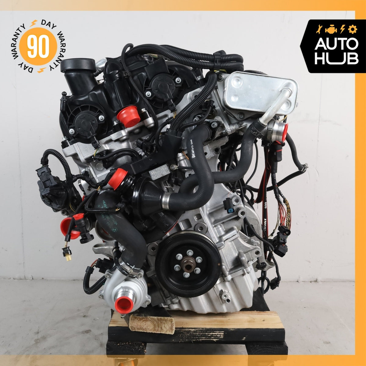 12-18 BMW F30 320i RWD 2.0L N20B20U0 Engine Motor Assembly w/ Turbo OEM 75k - photo 6