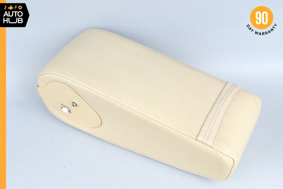 89-95 Mercede W124 300CE E320 Coupe Rear Folding Armrest Arm Rest Beige OEM - photo 6