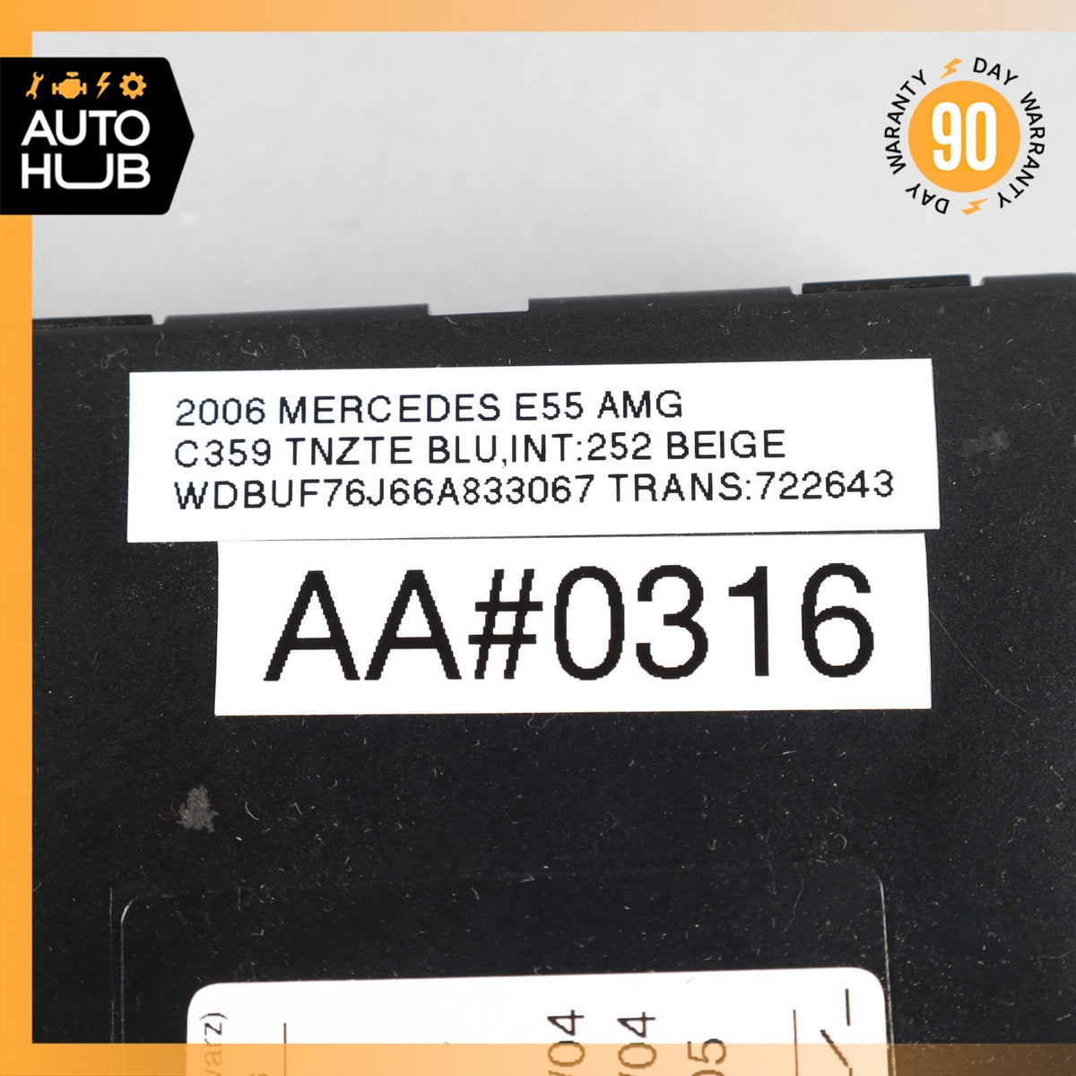 03-12 Mercedes W211 E55 CLS550 GL350 SLK350 Seat Control Module Left Side OEM - photo 8