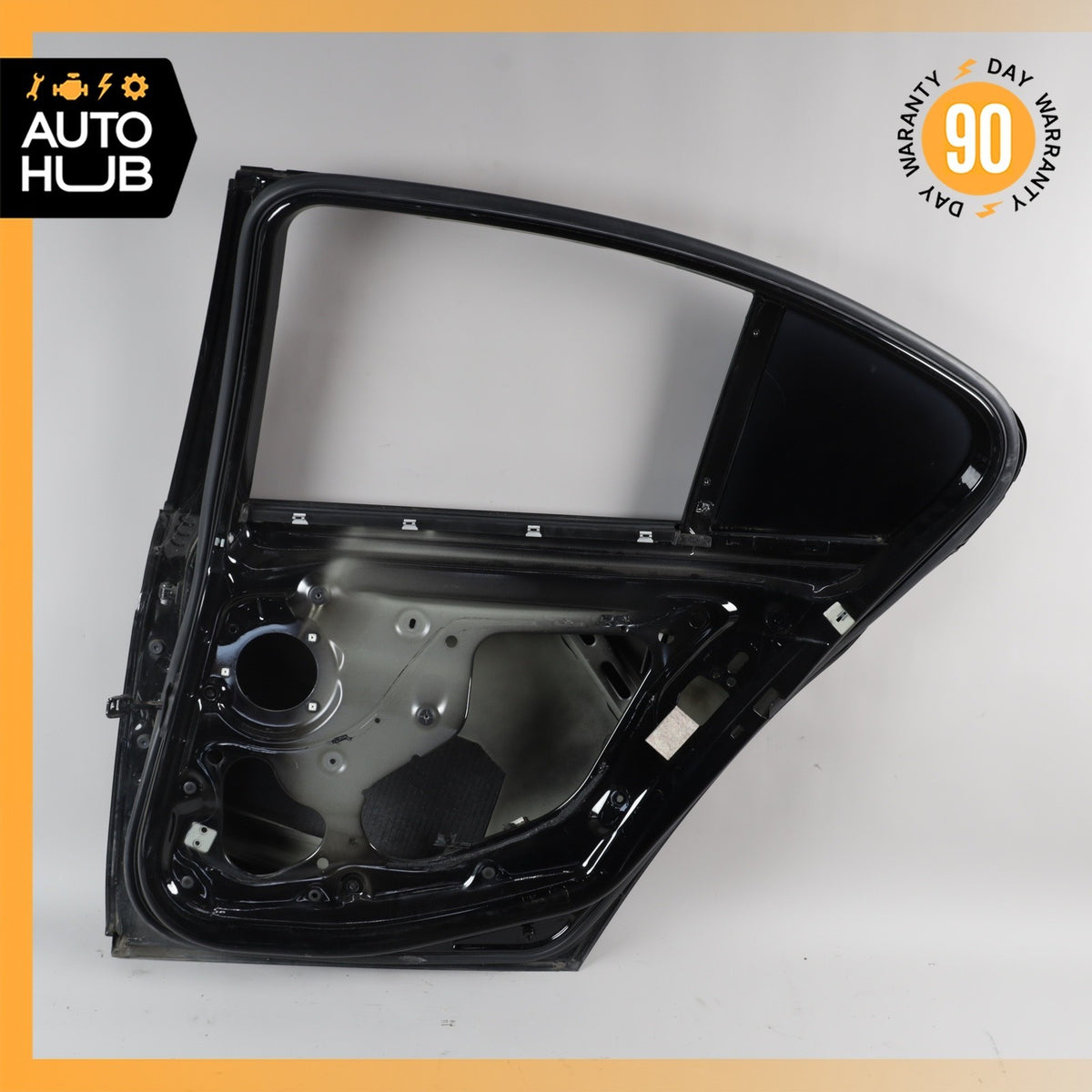 12-18 BMW F30 320i M3 Rear Right Passenger Side Door Shell Black OEM - photo 13
