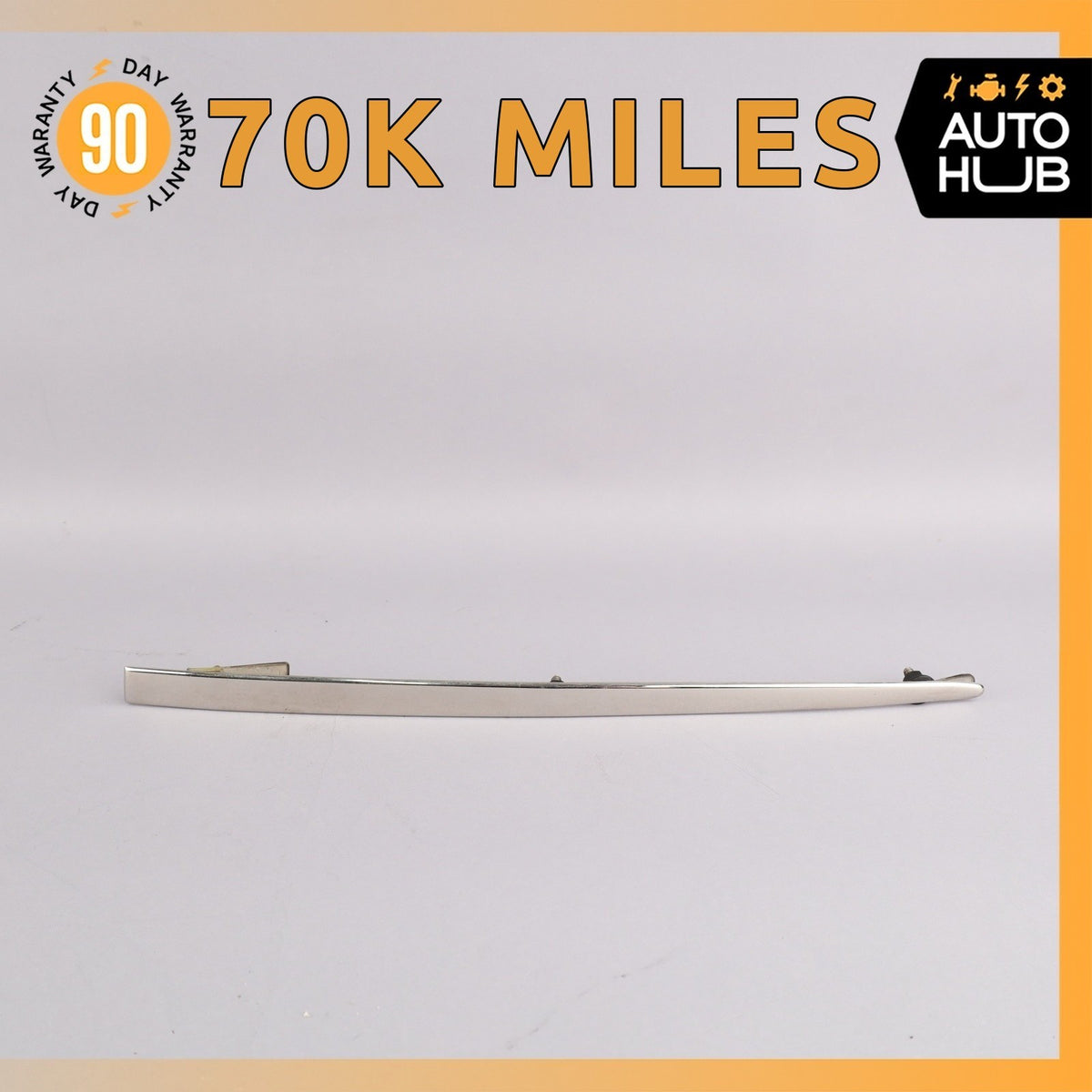 03-10 Bentley Continental GT GTC Rear Right Side Bumper Molding Trim Chrome OEM - photo 1