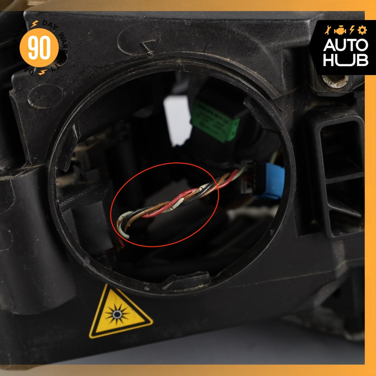 07-09 Mercedes W221 S550 S63 AMG Left Headlight Lamp Bi Xenon w/Night Vision OEM - photo 17