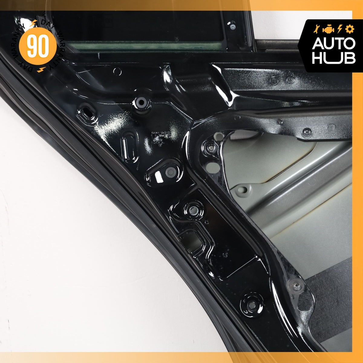 17-23 Mercedes W213 E300 E400 Rear Left Driver Side Door Shell Black OEM 84k - photo 17