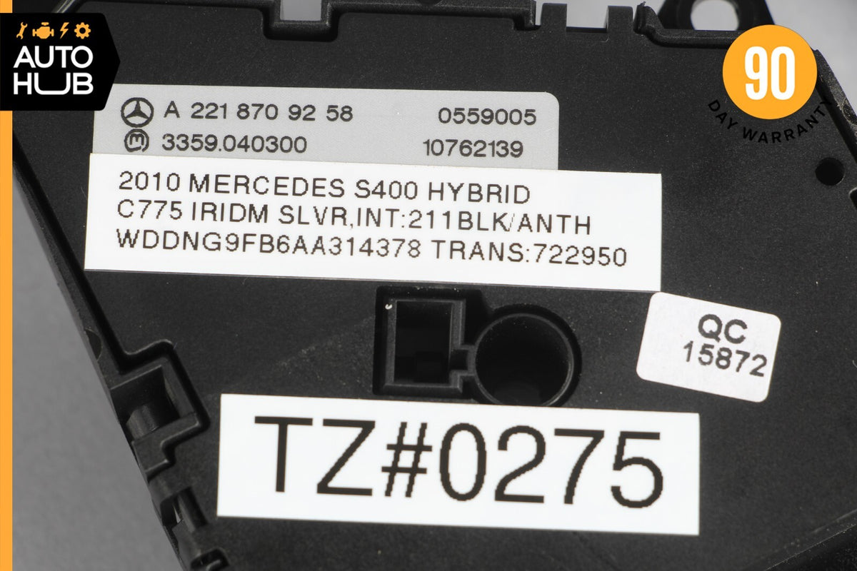 07-14 Mercedes W221 S400 CL550 Front Left Driver Seat Control Memory Switch OEM - photo 12