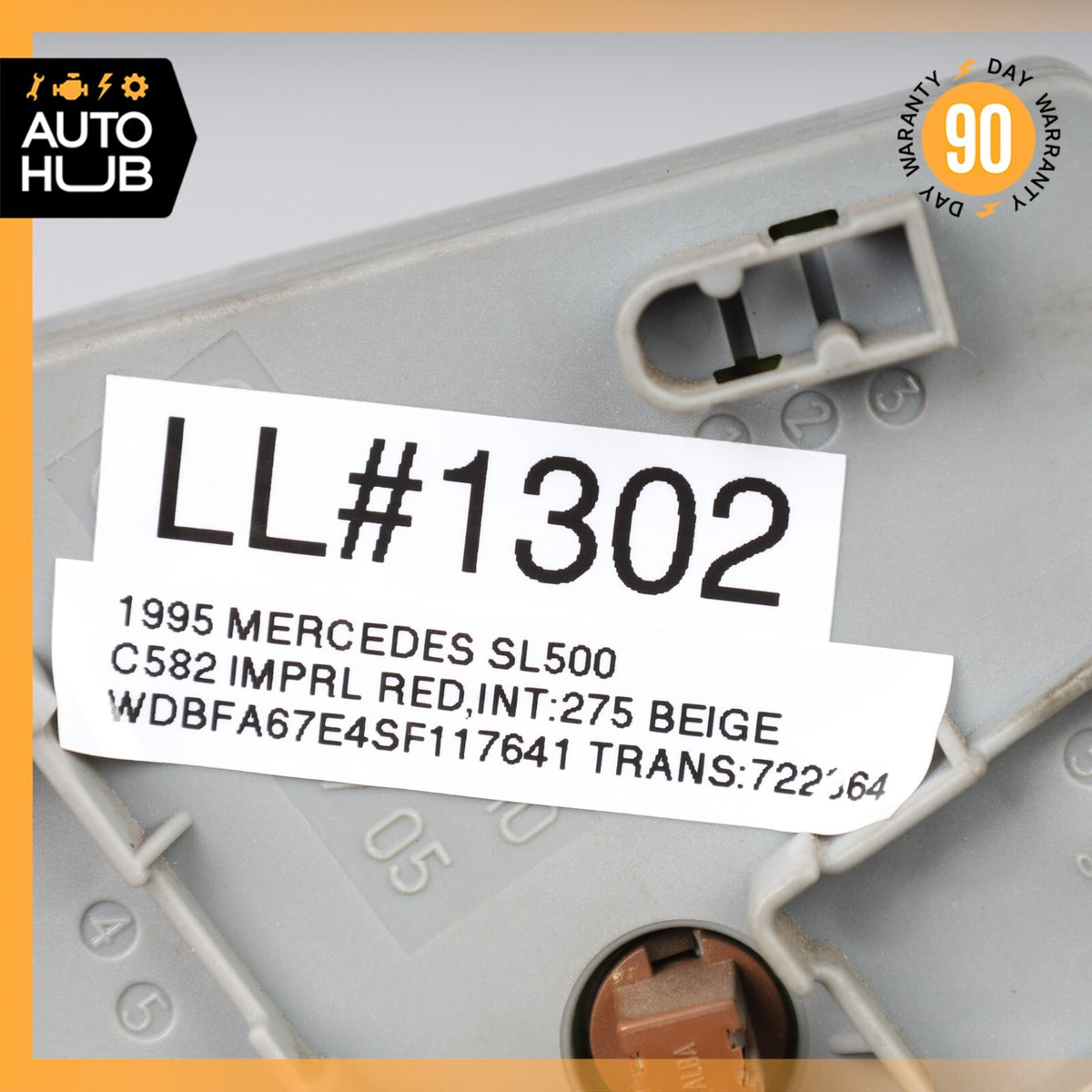 90-02 Mercedes R129 SL500 SL320 300SL Seat Control Switch Module Right Side OEM - photo 13