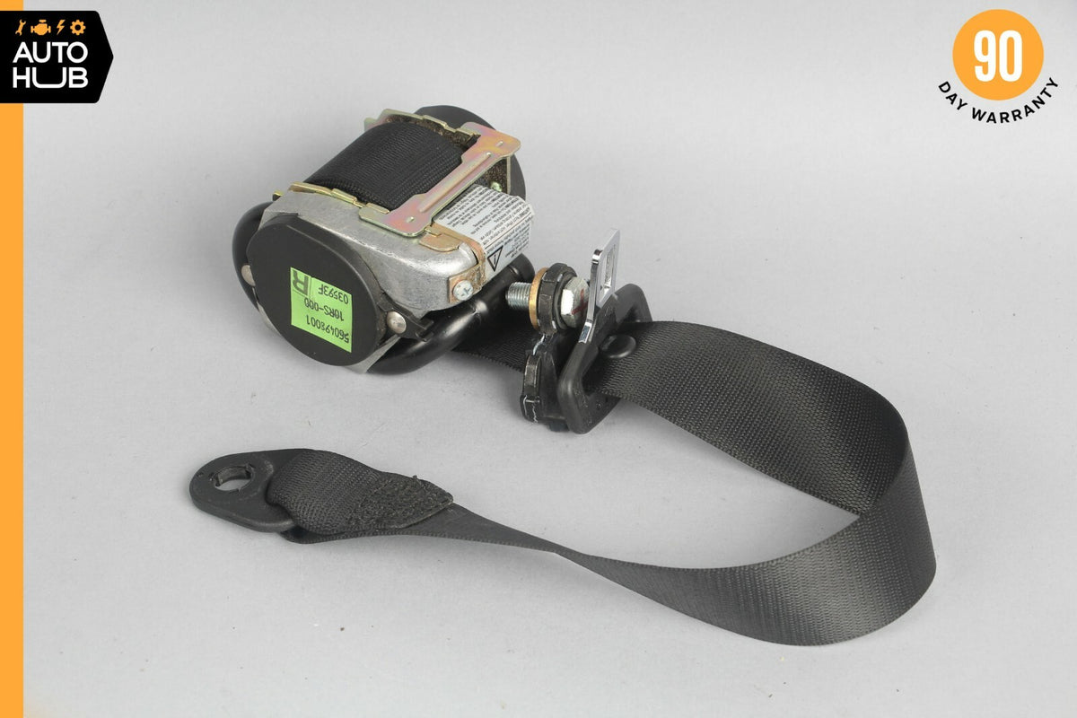 97-04 Mercedes R170 SLK230 SLK320 Right Passenger Seat Belt Seatbelt Black OEM - photo 1
