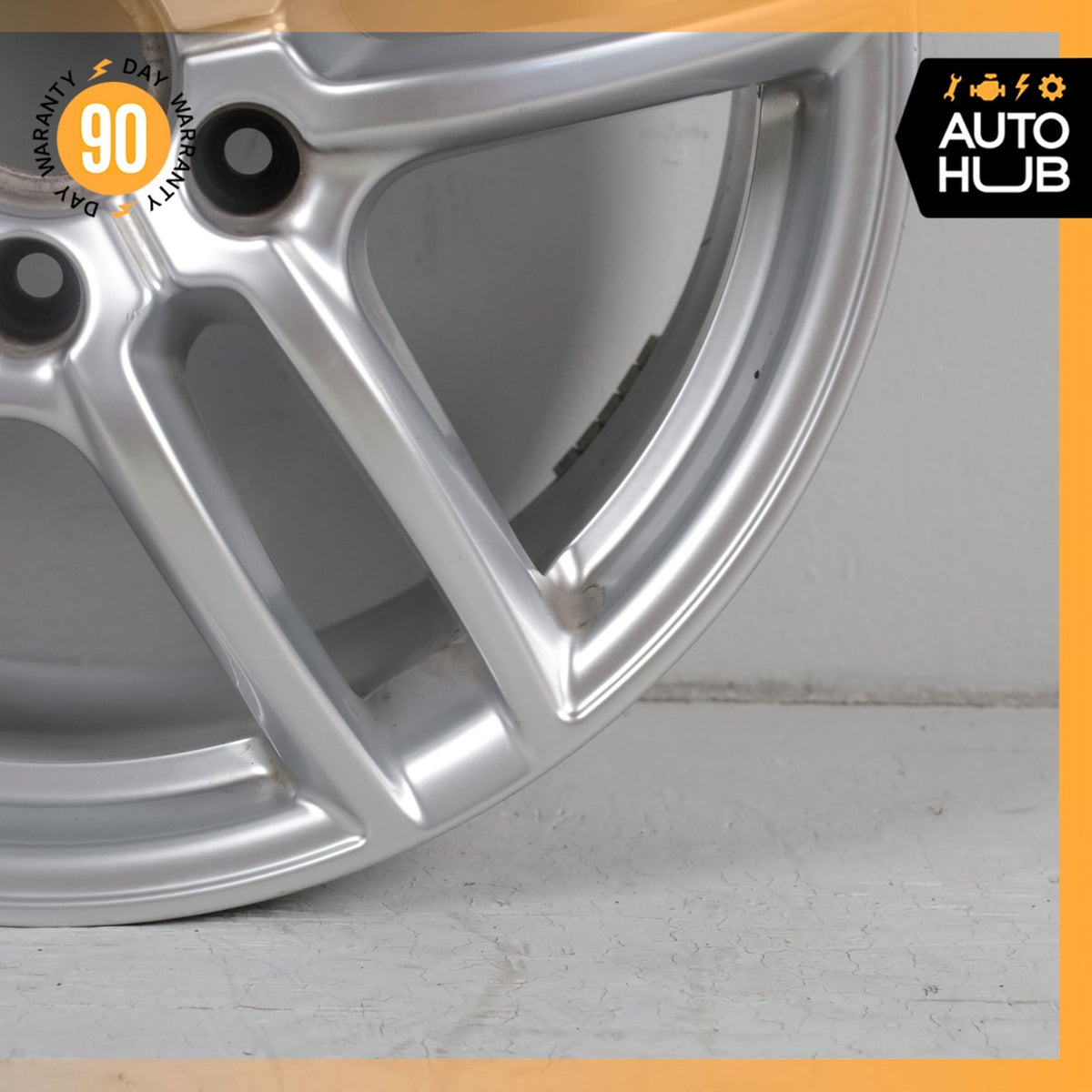Porsche Cayenne 958 Turbo 8.5 X 19 19" Wheel Rim Silver 7P5601025AD OEM - photo 5