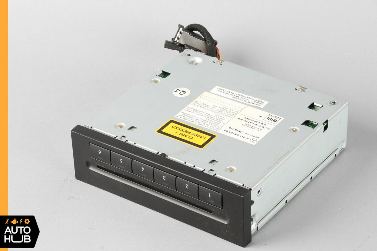 03-12 Mercedes W211 E500 CLS500 Radio 6 Disk CD Changer Player 2118202489 OEM - photo 5