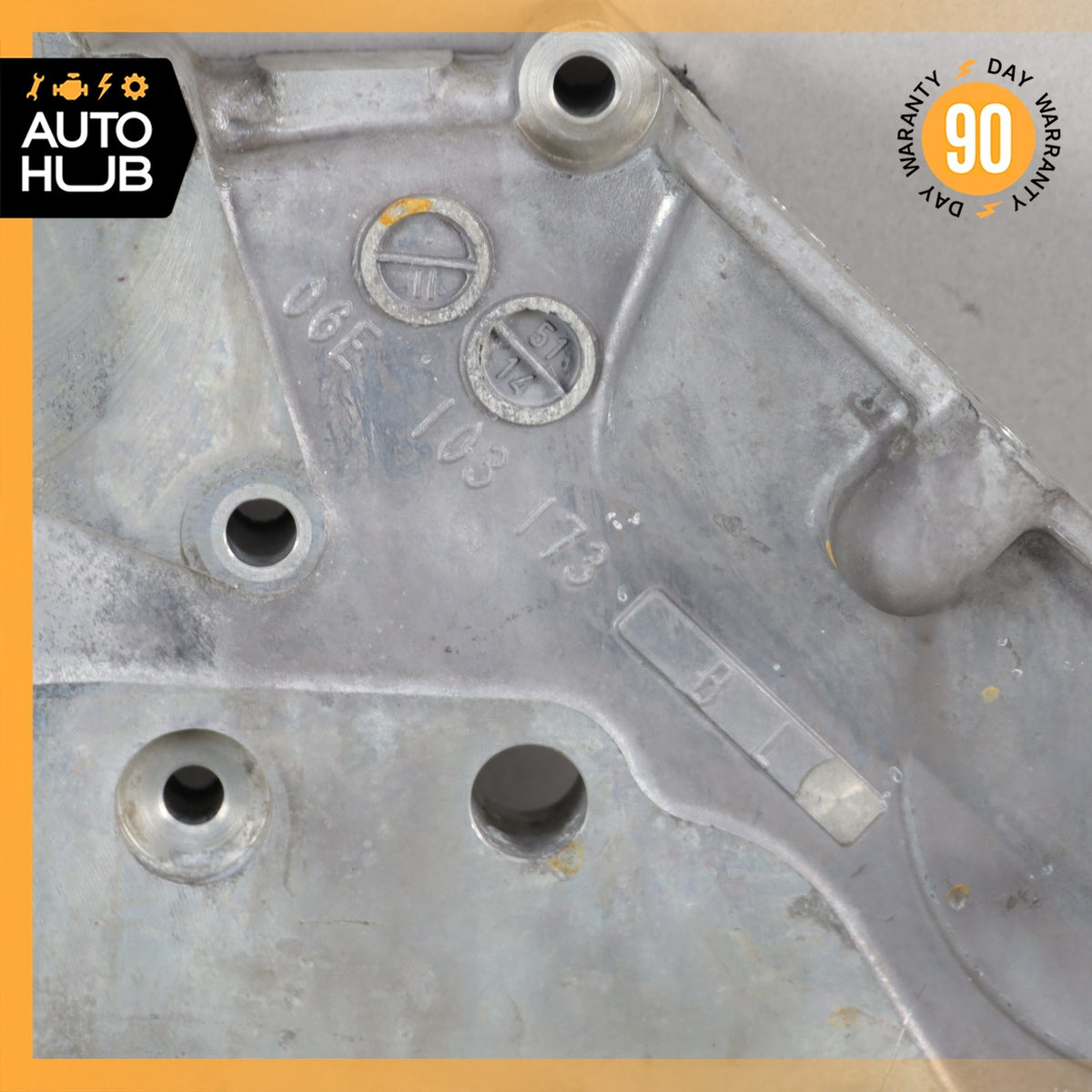 11-18 Porsche Panamera 970 Cayenne Hybrid Engine Motor Crankshaft Rear Cover OEM - photo 8
