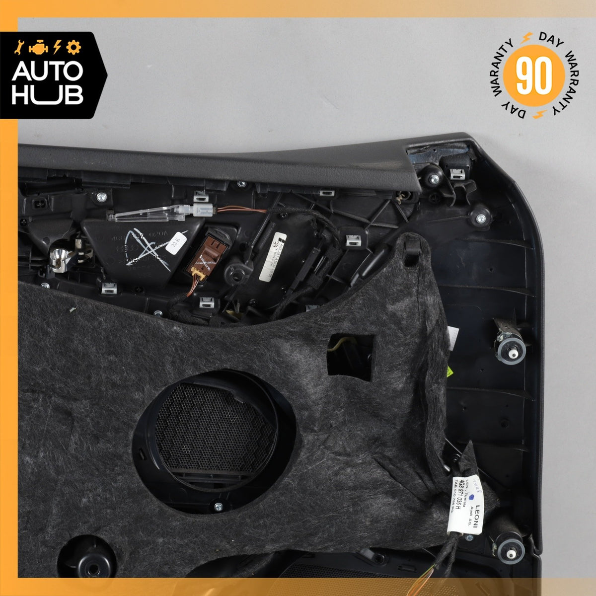 12-18 Audi 4G8 A7 S7 Front Right Passenger Door Panel Cover Trim Black Wood OEM - photo 13
