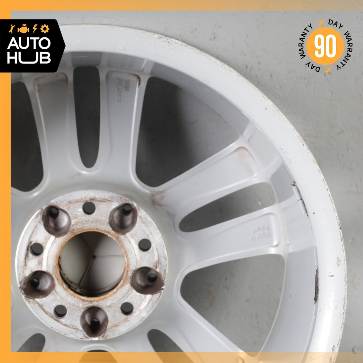 Mercedes W209 CLK350 SLK350 8.5 X 17 17" Rear Wheel Rim Silver 2094014302 OEM - photo 11