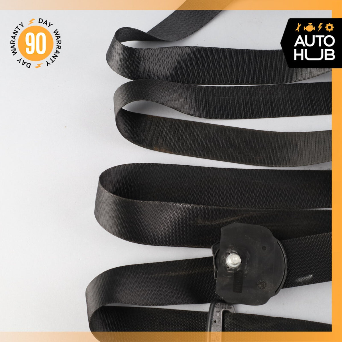 06-11 Mercedes W219 CLS550 CLS55 Front Left Driver Side Seat Belt Black OEM - photo 11