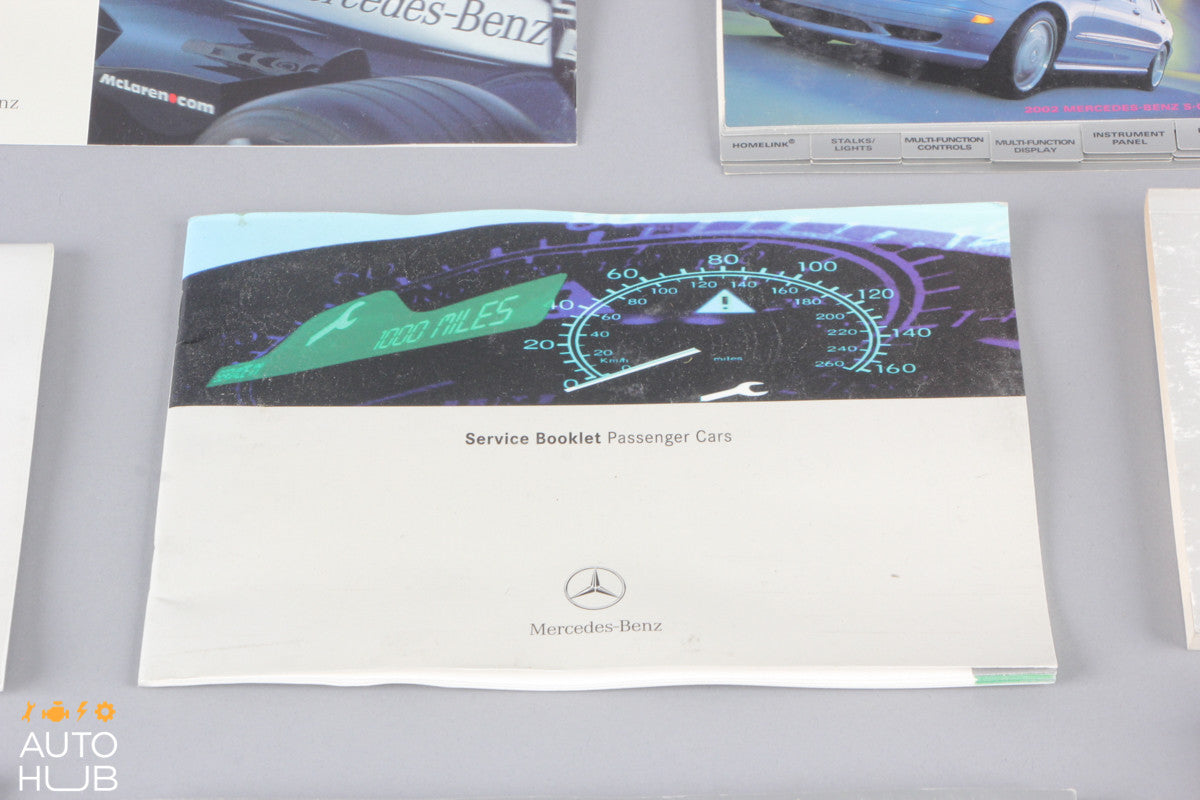 2002 Mercedes-Benz W220 S500 Owner's Operator's Manual Book OEM #1 - photo 7