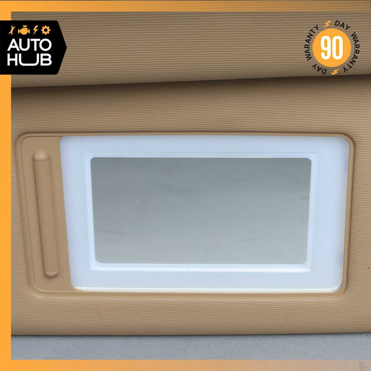 15-18 Porsche Cayenne 958 Sun Visor Sunvisor Front Right Beige 7P5857552P OEM - photo 2