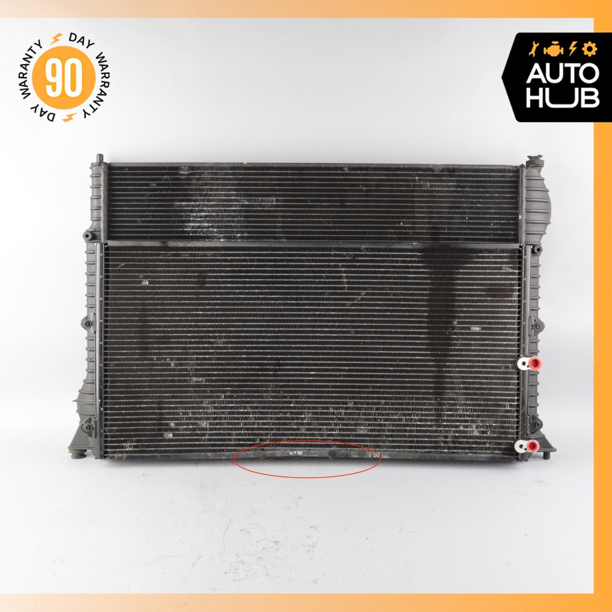 08-14 Bentley Continental GTC Speed Engine Cooling Radiator AC A/C Condenser OEM - photo 9