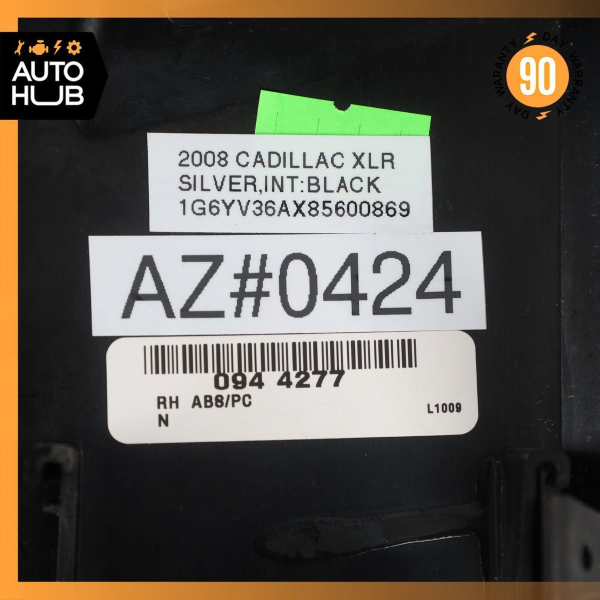 04-08 Cadillac XLR Right Passenger Door Air Vent Lock Mirror Switch OEM - photo 12