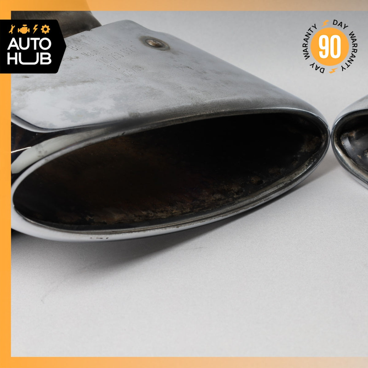 Bentley Continental GTC Speed GT Exhaust Muffler Tips Set 3W0253681F OEM - photo 4