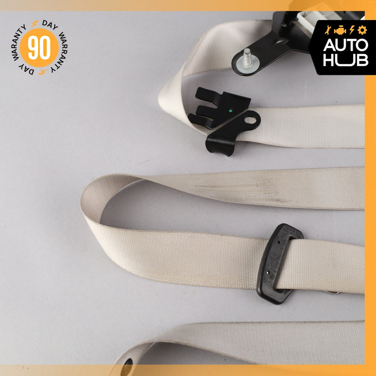 10-13 Mercedes W212 E350 E400 Seat Belt Front Left Driver Side Gray OEM - photo 13