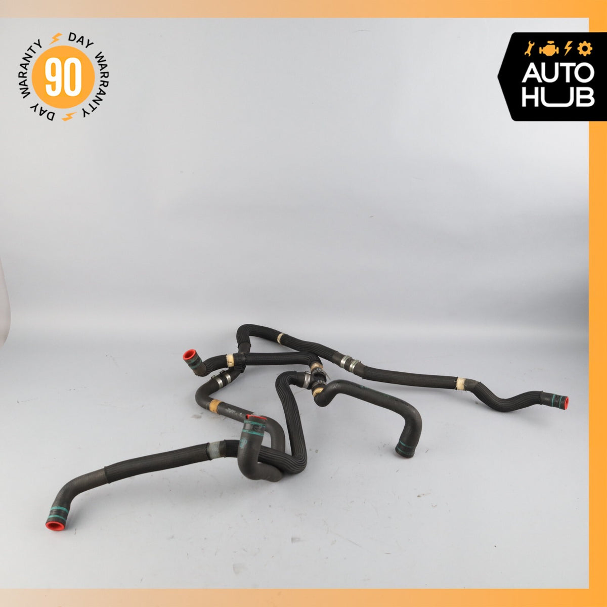 17-22 Maserati Levante M161 3.0L Engine Radiator Coolant Hose Pipe Set OEM 73k - photo 2