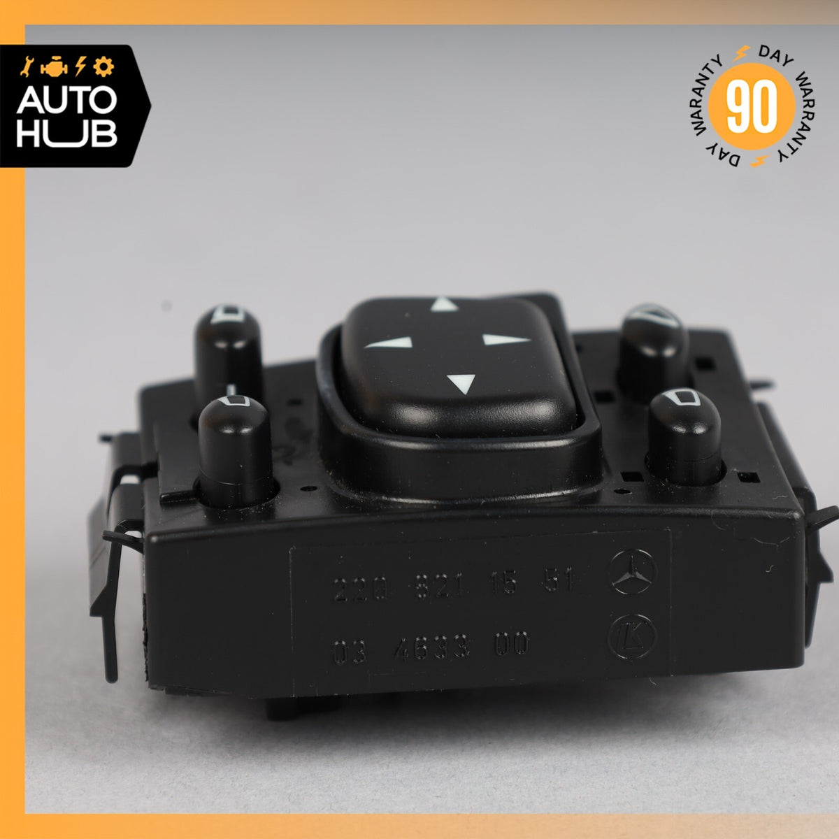 00-06 Mercedes W220 S600 CL500 Side Rear View Mirror Adjust Switch Button OEM - photo 2