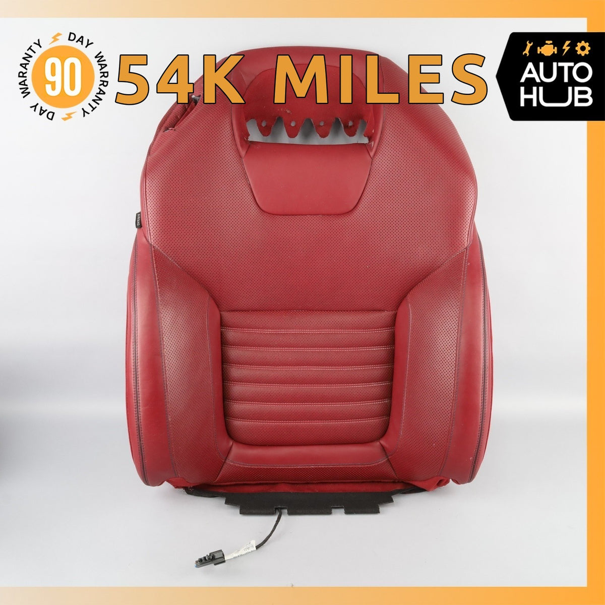 13-20 Mercedes R231 SL400 SL550 Right Side Top Upper Seat Cushion Nappa OEM 54k - photo 1