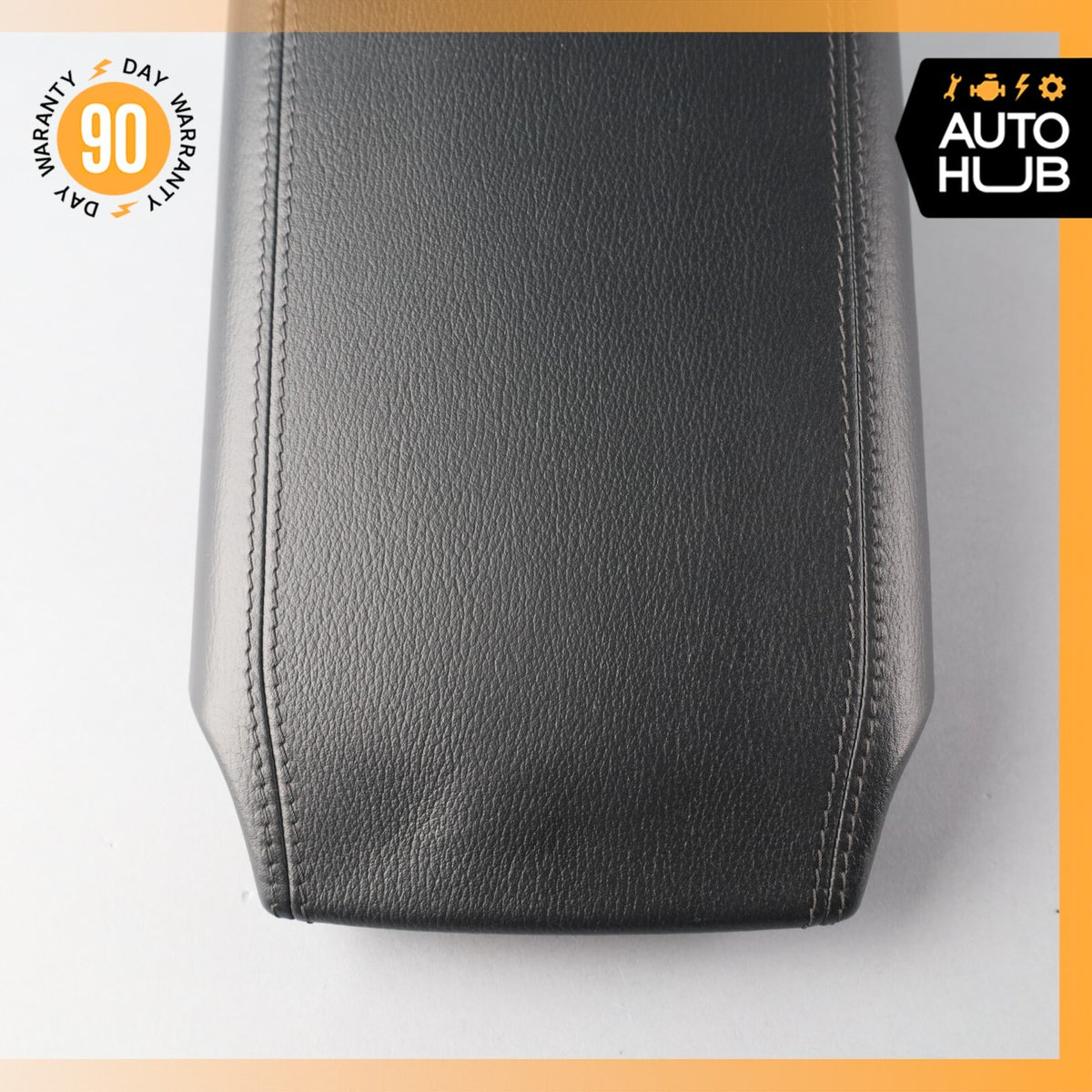 00-06 Mercedes W215 CL55 AMG CL500 Center Console Armrest Lid Leather Black OEM - photo 7