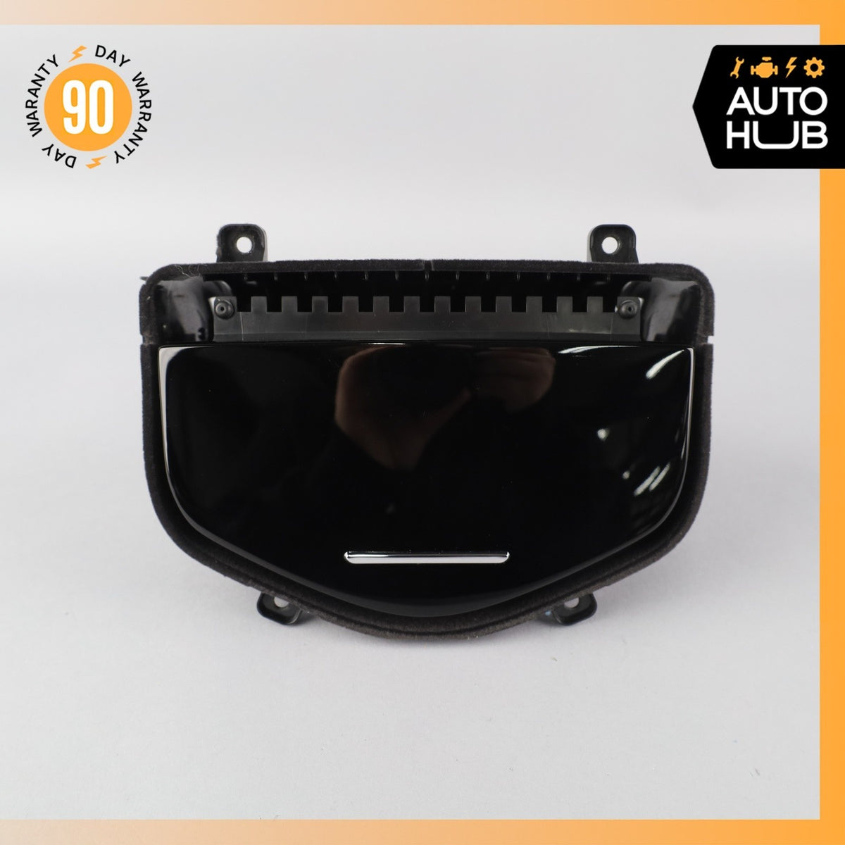 14-24 Maserati Quattroporte Center Console Phone Holder Compartment Wood OEM - photo 3