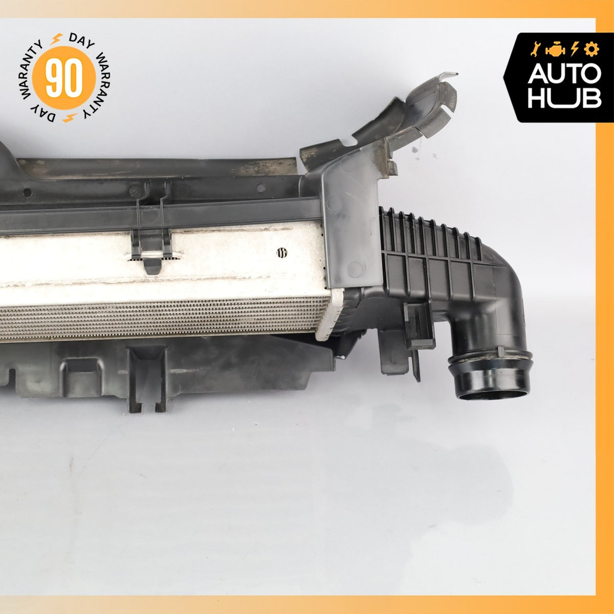 12-15 Mercedes R172 SLK250 M271 Intercooler Air Cooler Radiator w/ Air Duct OEM - photo 17