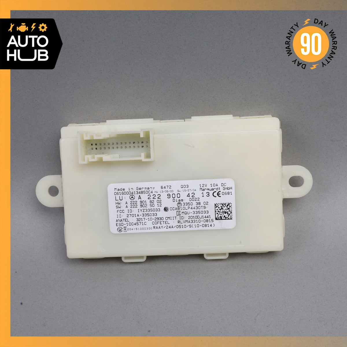 15-18 Mercedes W205 C63 C43 AMG Keyless Go Entry Control Module OEM - photo 2