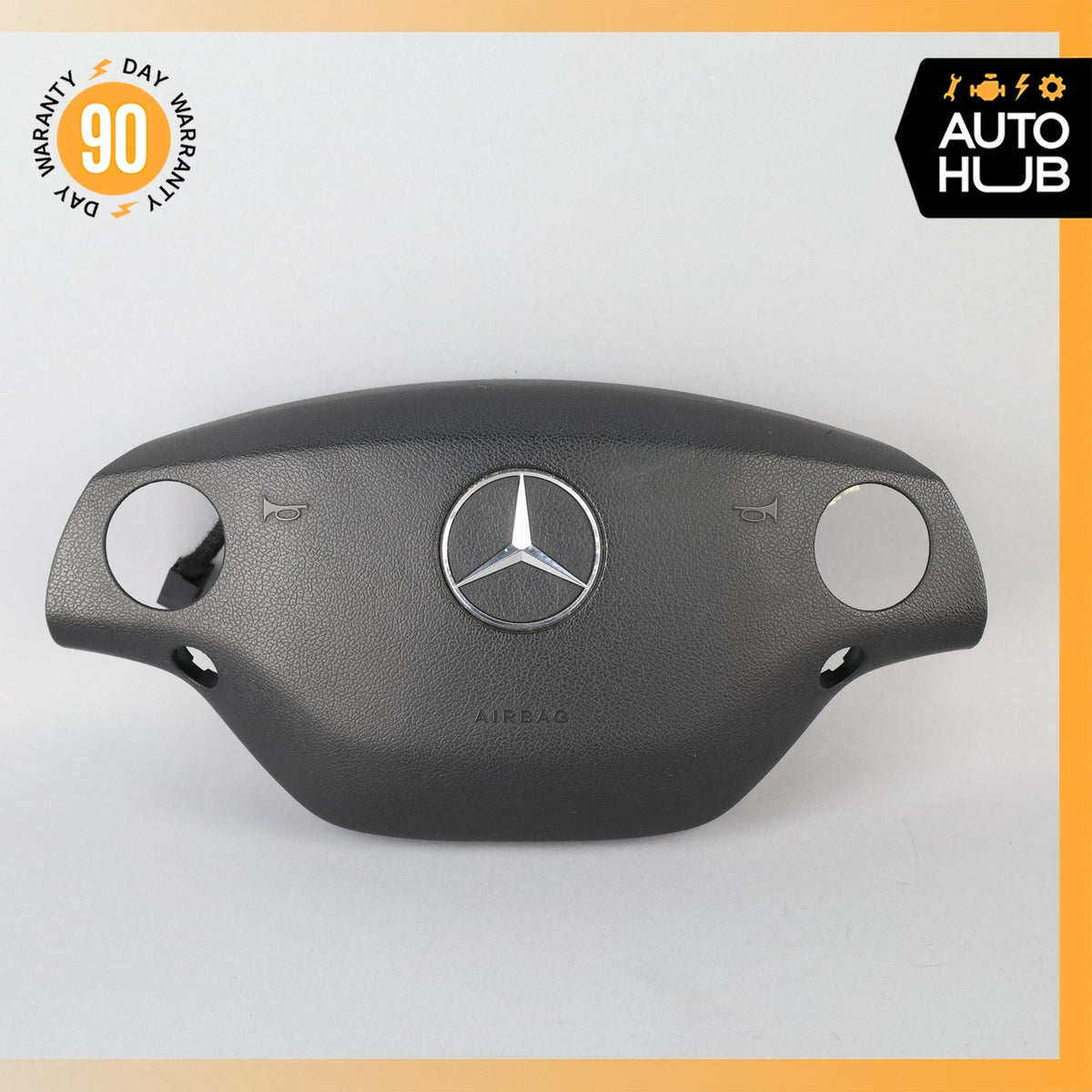 07-10 Mercedes W221 S63 CL550 S450 Steering Wheel Airbag Air Bag Black OEM - photo 2