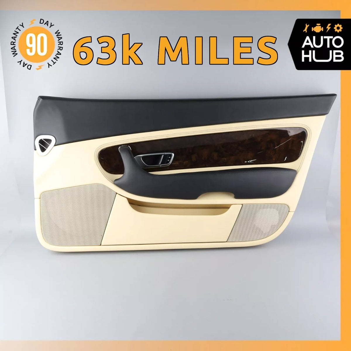 07-11 Bentley Continental GTC Right Passenger Side Interior Door Panel OEM 63k - photo 1