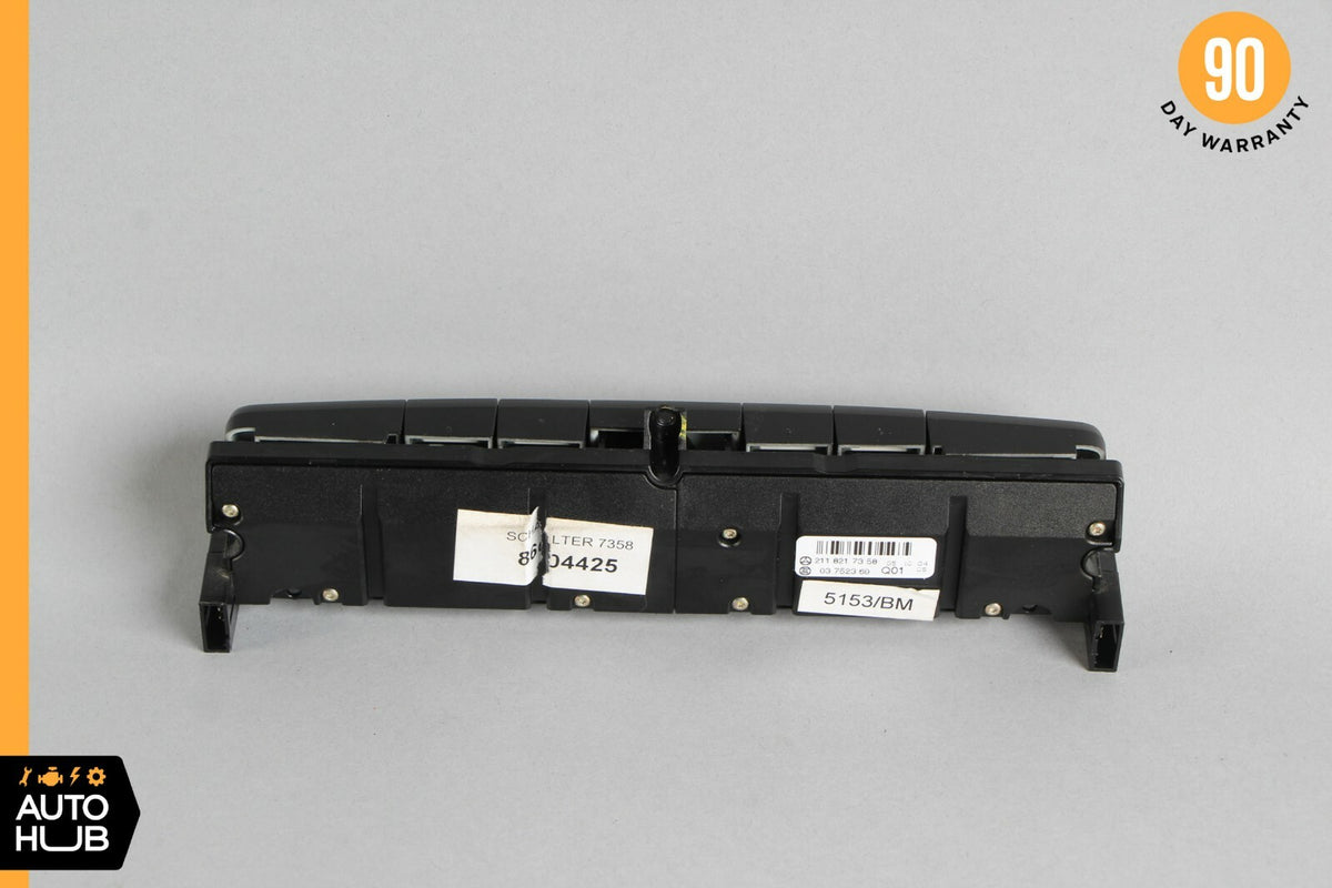 03-09 Mercedes W211 E320 E550 Hazard Control Door Lock Switch Panel 2118217358 - photo 10