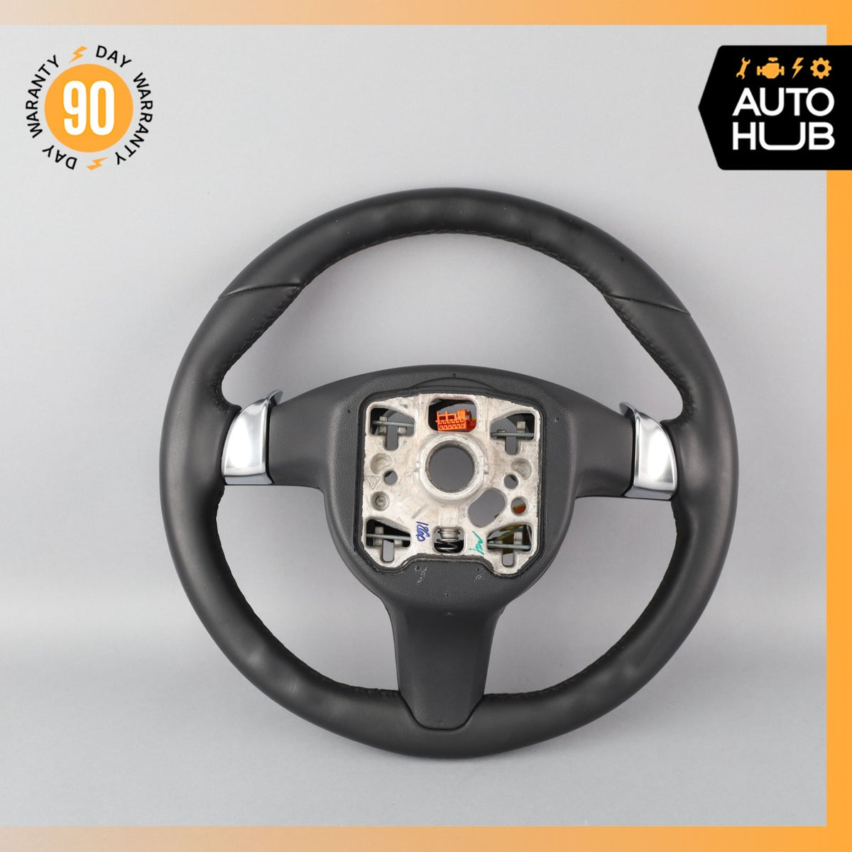 11-16 Porsche Panamera 970 / Cayenne Steering Wheel w/ Paddle Shifters Black OEM - photo 11