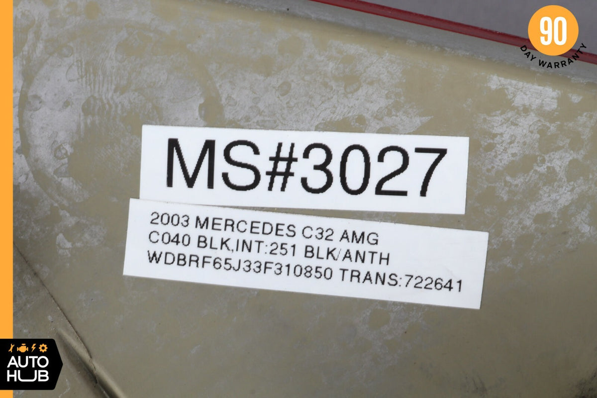 01-04 Mercedes W203 C230 C320 C32 Tail Light Lamp Rear Right Passenger Side OEM - photo 12