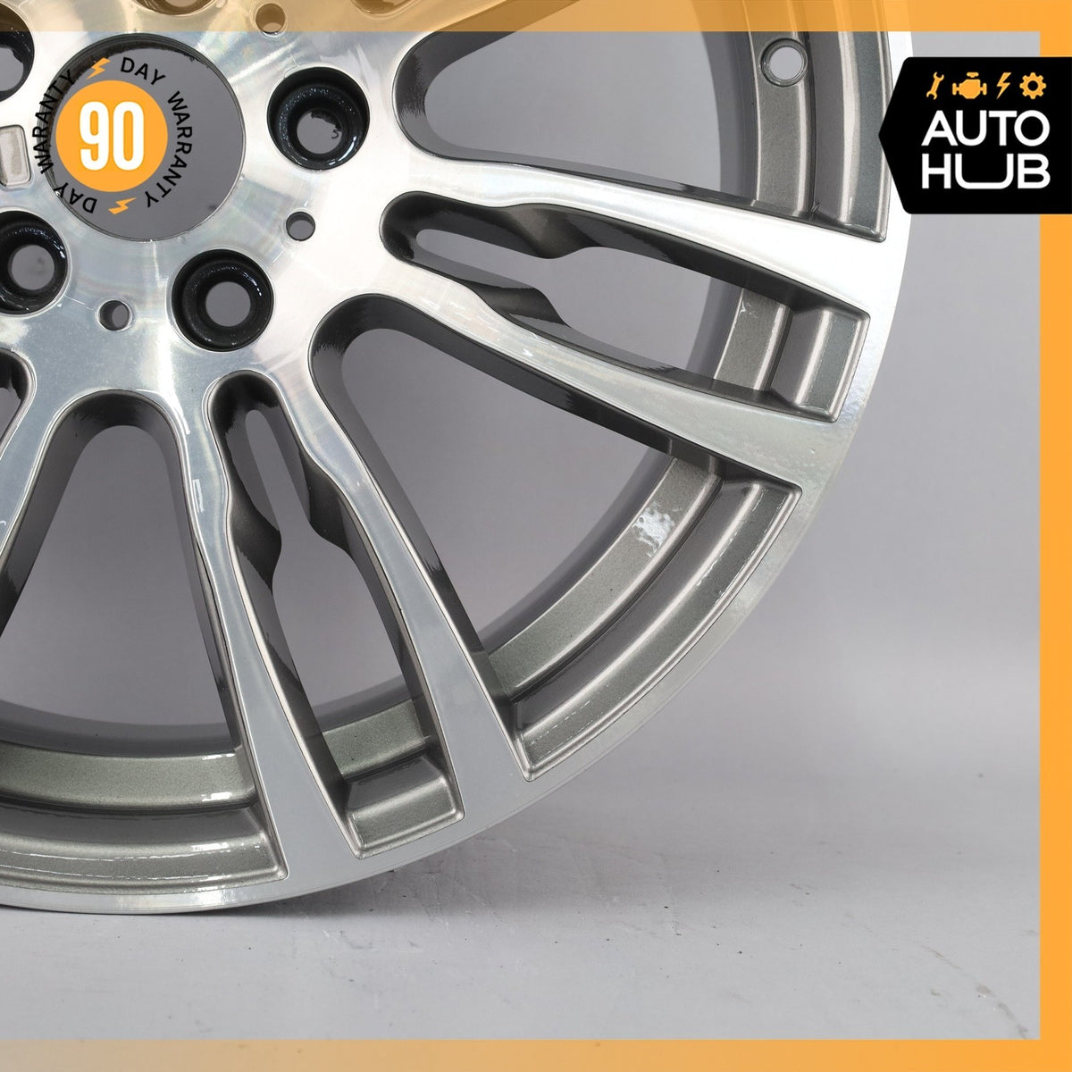 BMW F30 330e 335i 440i 435i 8 x 19 19" Style 403 Wheel Rim Polished Gray OEM - photo 6