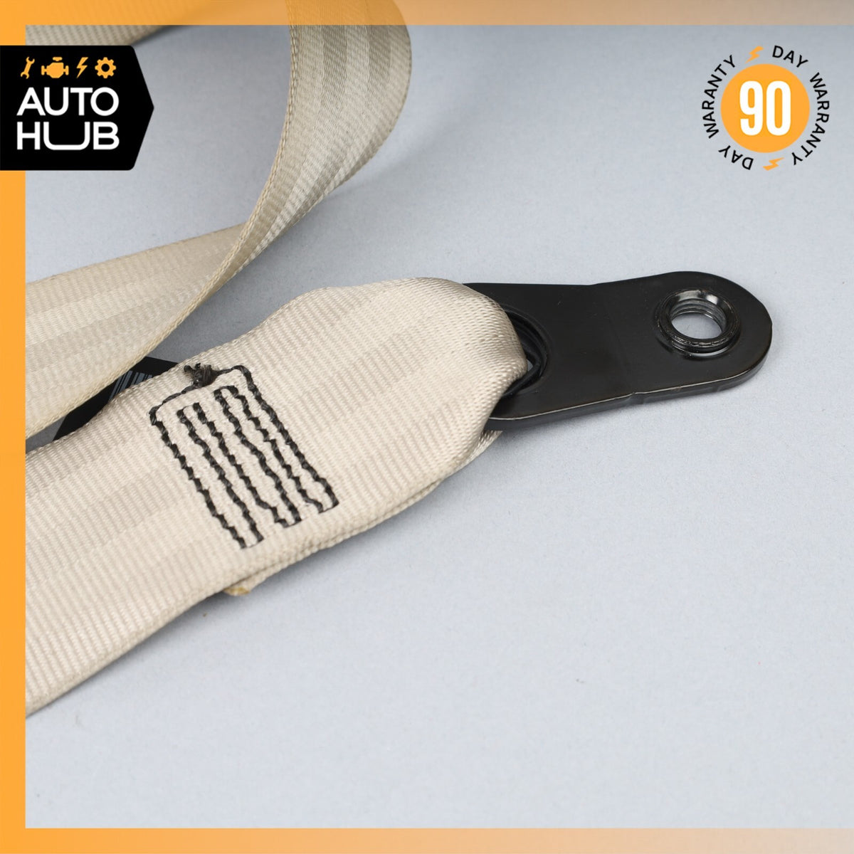 06-13 Bentley Continental Flying Spur Front Right Side Seat Belt Beige OEM 80k - photo 8