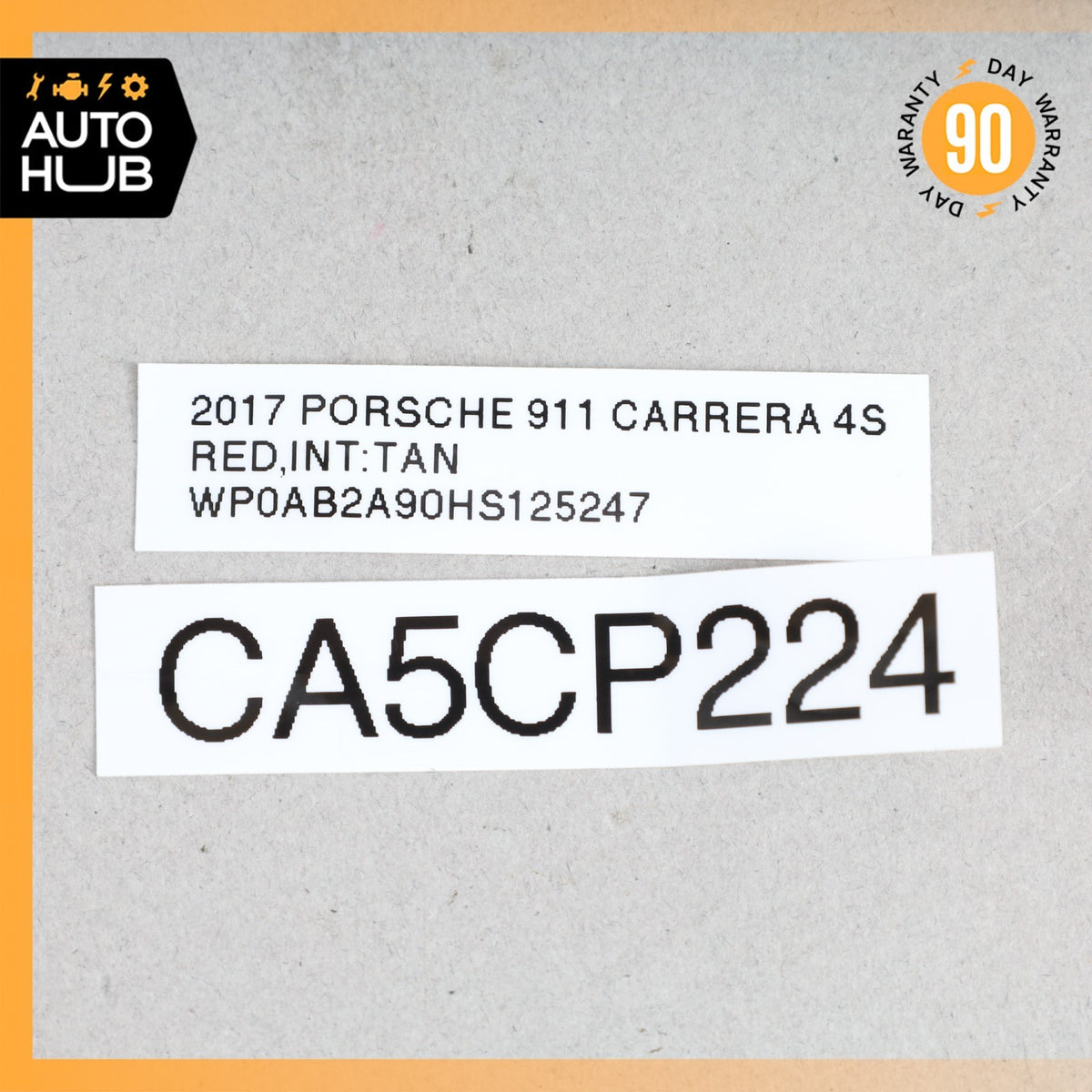 Porsche 991 911 Engine Battery Negative Earth Cable 4M0915181A OEM 24k - photo 10