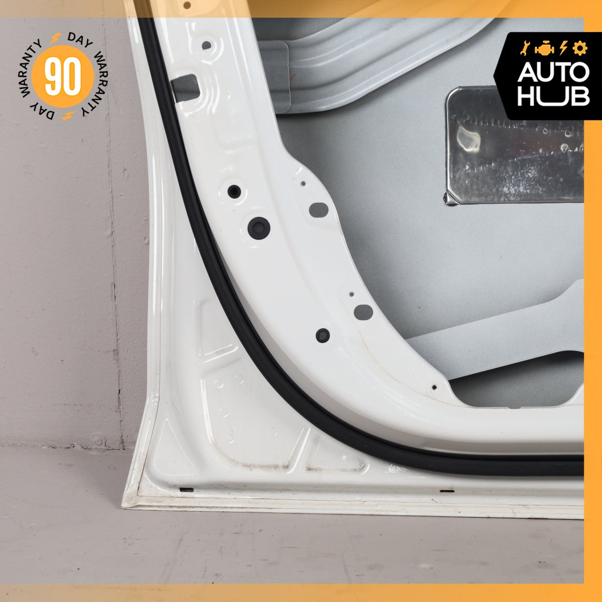 15-21 Mercedes W205 C300 C350e C400 C450 AMG Left Side Door Shell White OEM - photo 17
