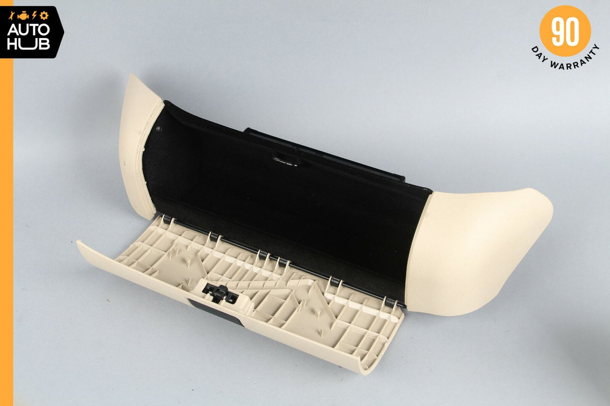 07-09 Mercedes W211 E550 E350 Right Passenger Under Seat Compartment Beige OEM - photo 4
