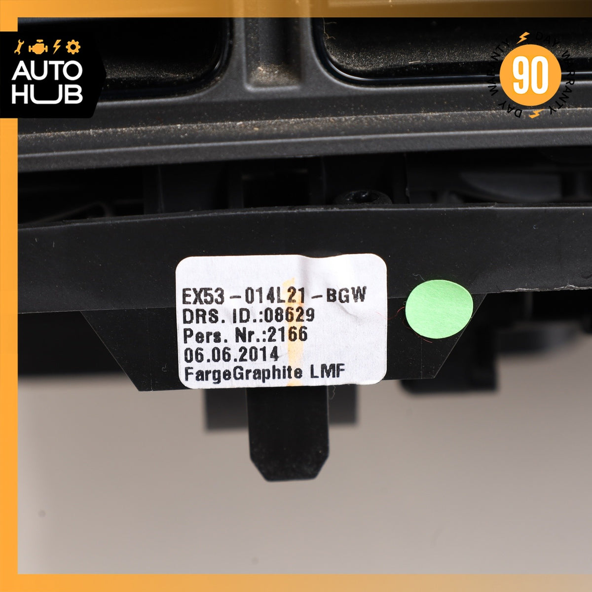 14-15 Jaguar X152 F-Type Front Center Dash Board AC A/C Dual Air Vent OEM - photo 18